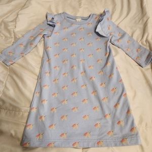JCrew Kids unicorn sweatshirt dress